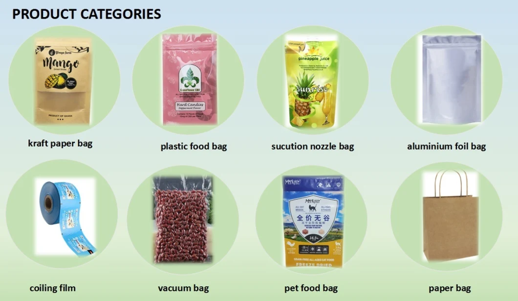 Custom Packaging Design Plastic Bag Biodegradable Stand up Food Packaging Bag Waterproof Tea, Coffee Bean, Cereal Kraft Paper Packaging Bag
