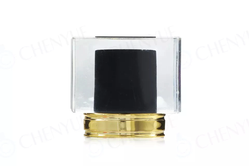 Luxury Zamac Perfume Bottle Cover Lid 15mm Gold Metal Zinc Alloy Perfume Bottle Cap with Logo
