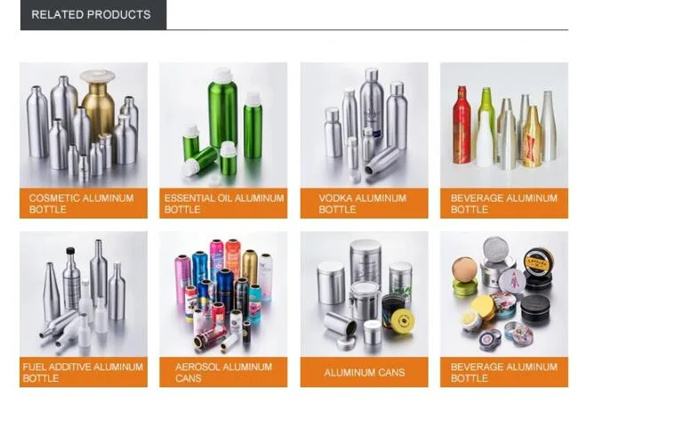 Refillable Air Freshener Perfume 50ml 100ml 120ml 150ml 250ml Aluminum Bottle with Metal Spray Cap