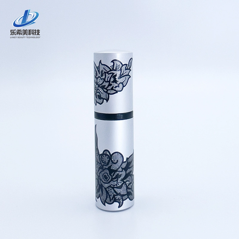 China Style Cosmetic Packaging Glass Perfume Tube 10ml Twist up Metal Coat Pump Spray Bottle Aluminium Perfume Atomizer Easy Take