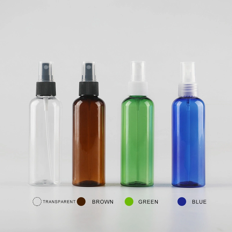 50ml 100ml Round Shoulder Disinfection Spray Bottle Pet Plastic Bottle Cosmetic Bottle Packaging