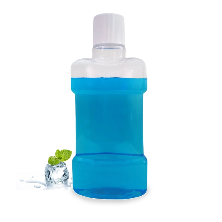 Factory Transparent Plastic Packaging Food Grade Pet Mouthwash Bottle with Cap