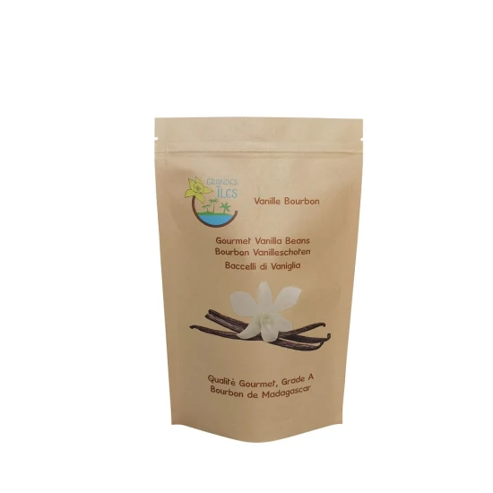 Custom Packaging Design Plastic Bag Biodegradable Stand up Food Packaging Bag Waterproof Tea, Coffee Bean, Cereal Kraft Paper Packaging Bag