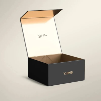 Custom Size Recyclable Paper Hard Rigid Packaging Luxury Folding Magnetic Gift Boxes