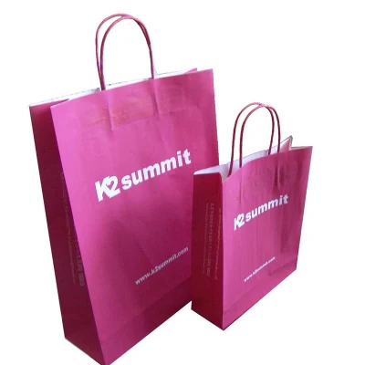 Popular Paper Packaging Bag Design Paper Bag Printing Paper Shopping Bags