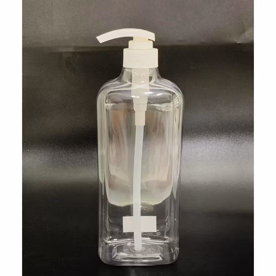 250ml 1L Square Pet Cosmetic Packing Shampoo Lotion Plastic Bottle